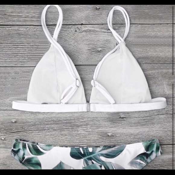 Bikini~ topical matching two piece  bikini swimsuit set NWOT adj. straps 🎉SALE - Picture 3 of 15